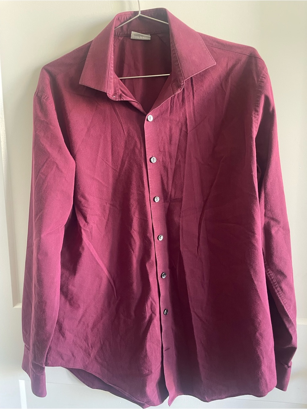 Kenneth Cole Reaction Slim Fit Shirt in Burgundy